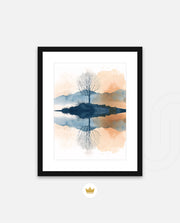 Reflective Lone Tree