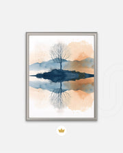 Reflective Lone Tree