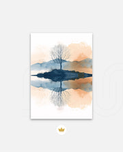 Reflective Lone Tree
