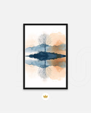 Reflective Lone Tree