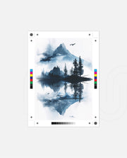 Misty Forest Reflection