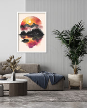 Sunset Circle Landscape