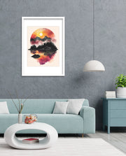 Sunset Circle Landscape