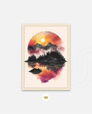 Sunset Circle Landscape