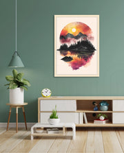 Sunset Circle Landscape