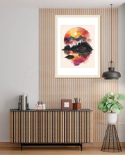 Sunset Circle Landscape