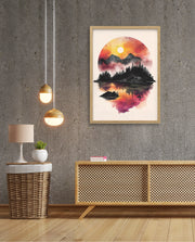 Sunset Circle Landscape
