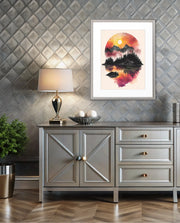 Sunset Circle Landscape