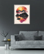 Sunset Circle Landscape