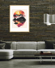 Sunset Circle Landscape