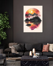 Sunset Circle Landscape