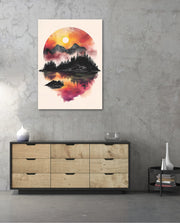 Sunset Circle Landscape
