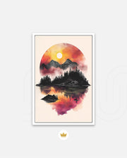 Sunset Circle Landscape