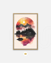 Sunset Circle Landscape