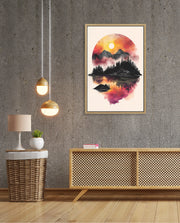 Sunset Circle Landscape