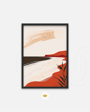 Minimal Coastal Scene