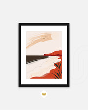 Minimal Coastal Scene