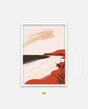 Minimal Coastal Scene