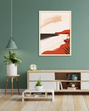 Minimal Coastal Scene