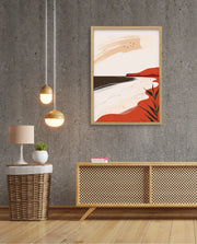 Minimal Coastal Scene