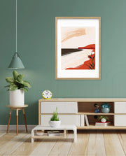 Minimal Coastal Scene