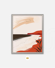 Minimal Coastal Scene