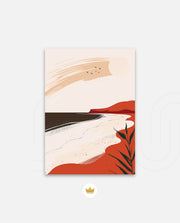 Minimal Coastal Scene