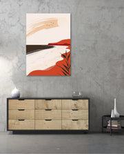 Minimal Coastal Scene