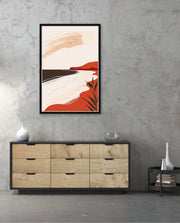 Minimal Coastal Scene