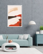 Minimal Coastal Scene