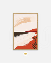 Minimal Coastal Scene