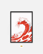 Crimson Wave Flow