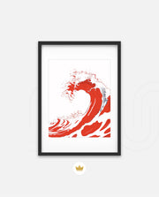 Crimson Wave Flow