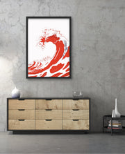 Crimson Wave Flow
