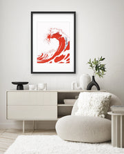 Crimson Wave Flow