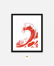 Crimson Wave Flow