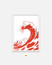 Crimson Wave Flow