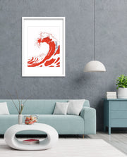 Crimson Wave Flow