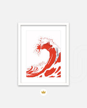 Crimson Wave Flow