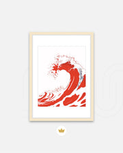 Crimson Wave Flow