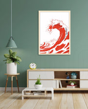 Crimson Wave Flow