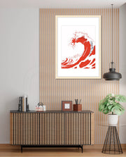 Crimson Wave Flow