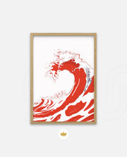 Crimson Wave Flow