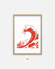Crimson Wave Flow