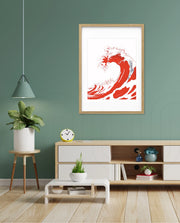 Crimson Wave Flow