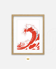 Crimson Wave Flow