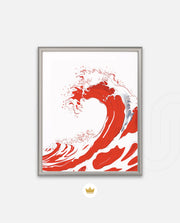 Crimson Wave Flow