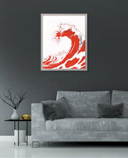 Crimson Wave Flow