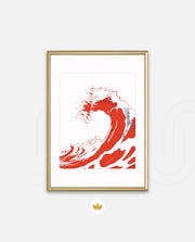 Crimson Wave Flow