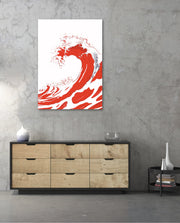 Crimson Wave Flow